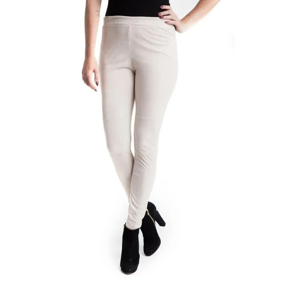 Lovan M Faux Suede Legging Small - Picture 7 of 7